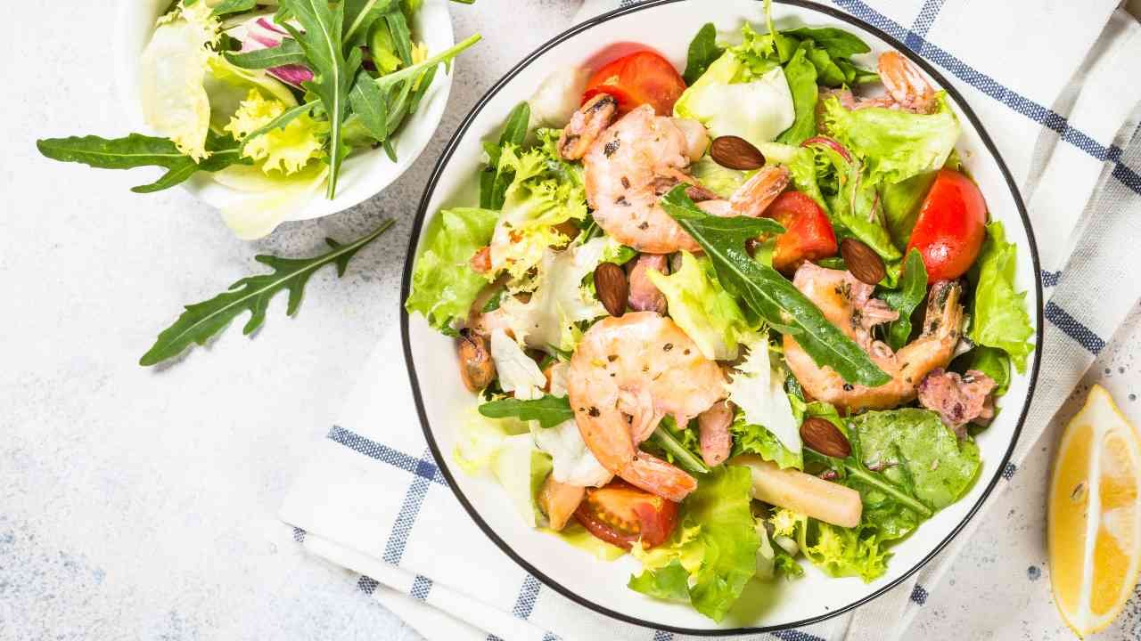 apple almond shrimp salad